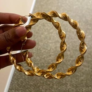 Twisted bamboo hoops!